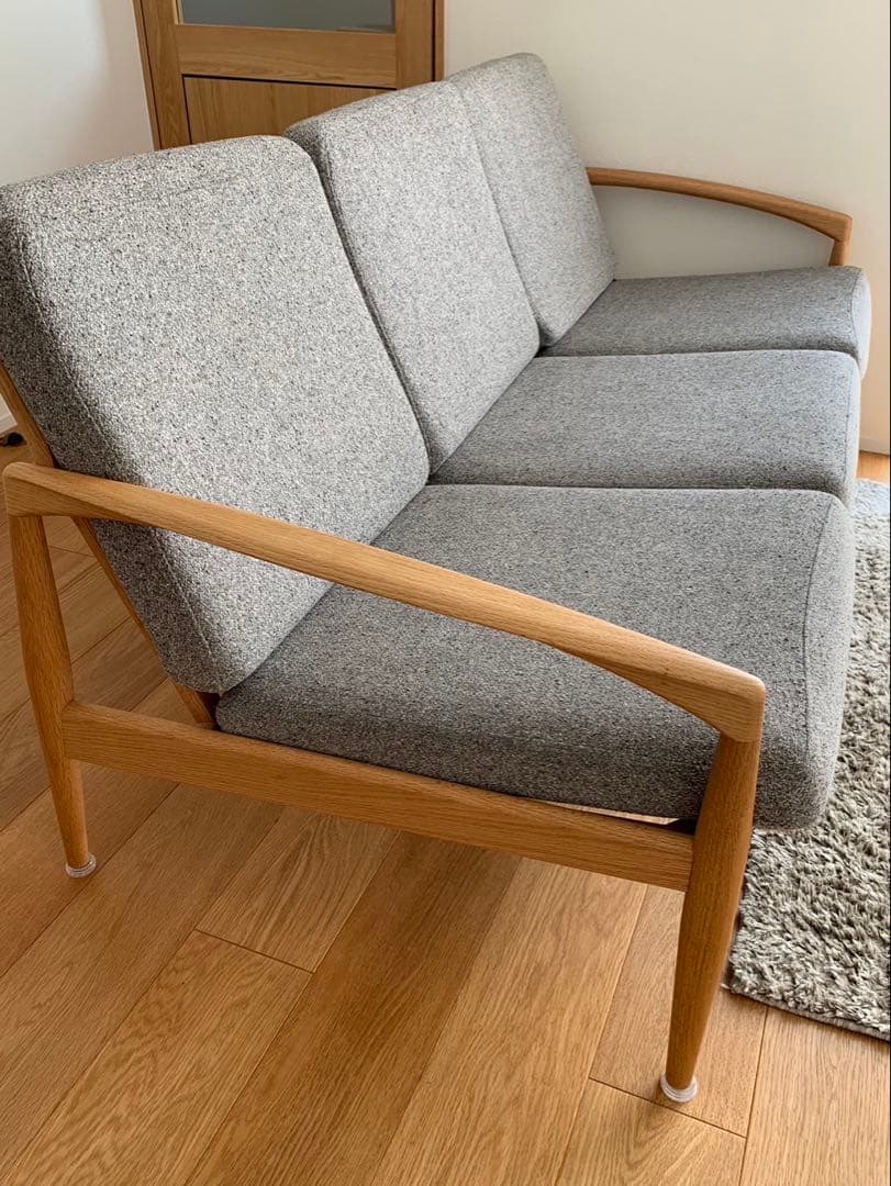 【値下げ】ペーパーナイフソファ　カイクリスチャンセン　宮崎椅子製作所