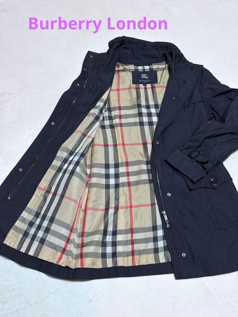 【超美品】Burberry London バーバリーロンドン　モッズコート
