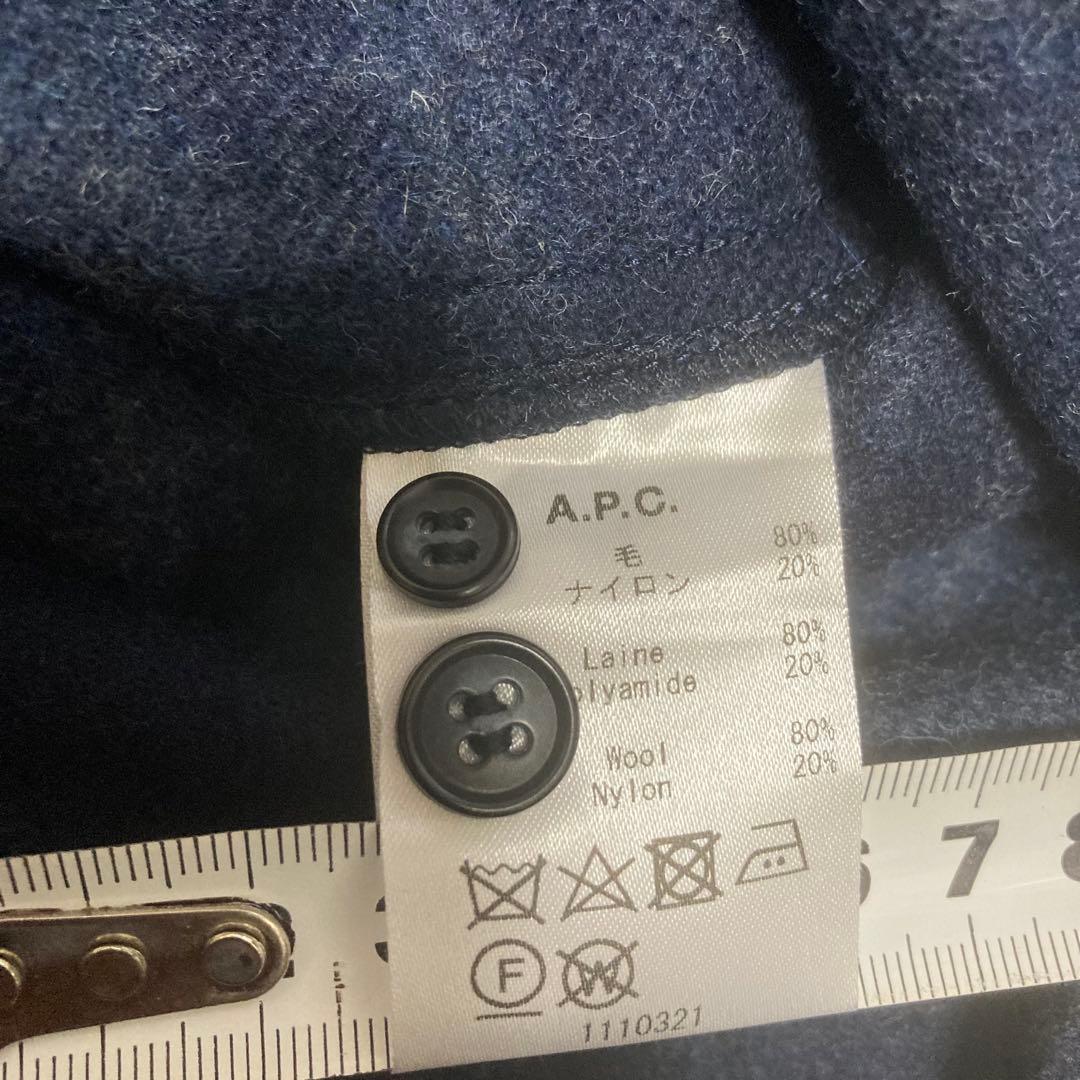 A.P.C アーペーセー　ウール　ネルシャツ　チェックシャツ　ウールネル　M