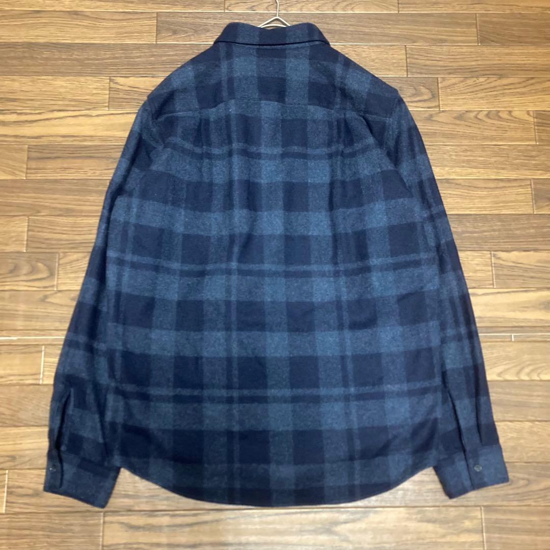 A.P.C アーペーセー　ウール　ネルシャツ　チェックシャツ　ウールネル　M