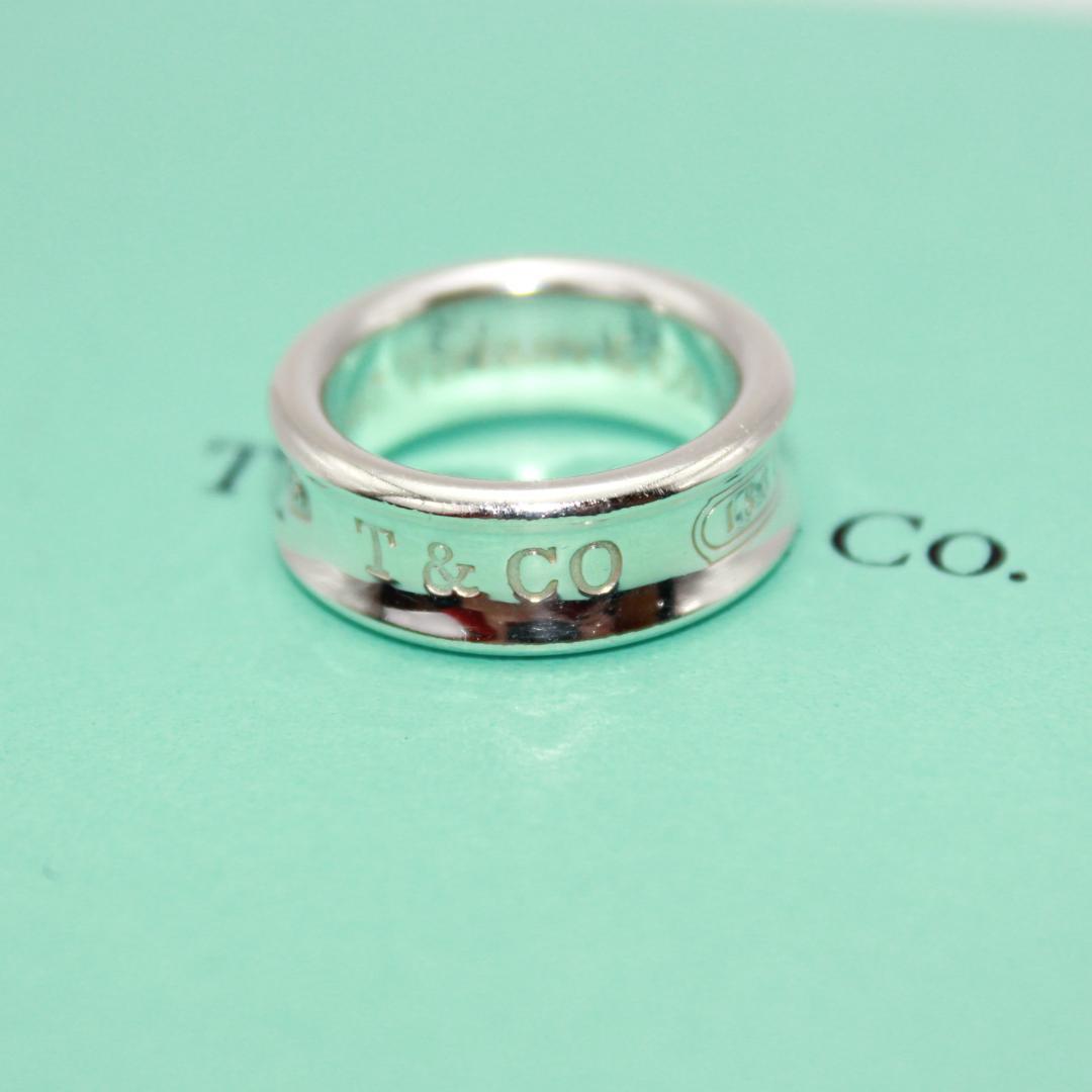 美品 Tiffany&Co. アクセサリー 1837 ナロー リング 8号