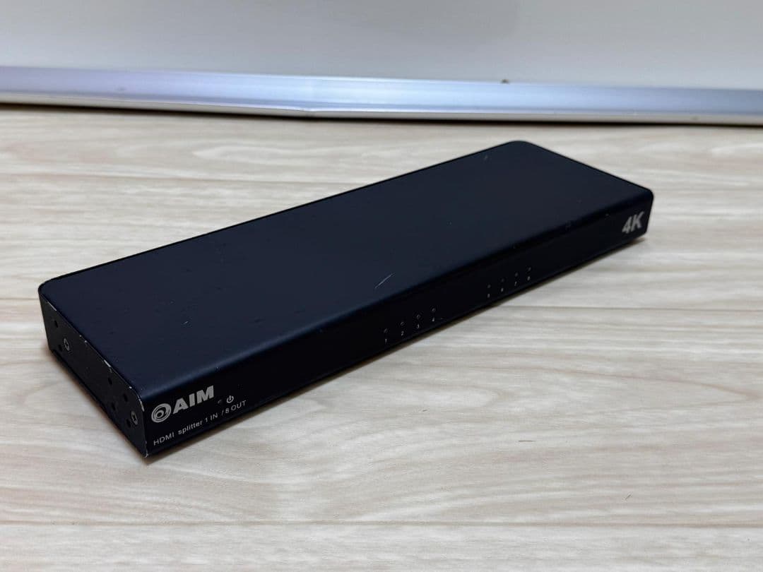 AIM 4K対応 HDMIスプリッター AVS-4K108 動作確認済み