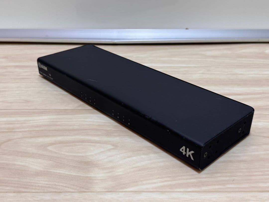 AIM 4K対応 HDMIスプリッター AVS-4K108 動作確認済み