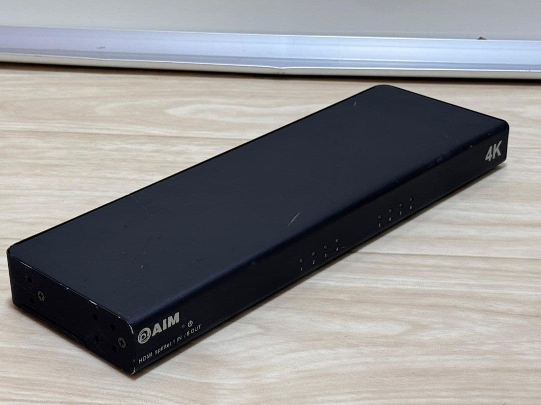 AIM 4K対応 HDMIスプリッター AVS-4K108 動作確認済み