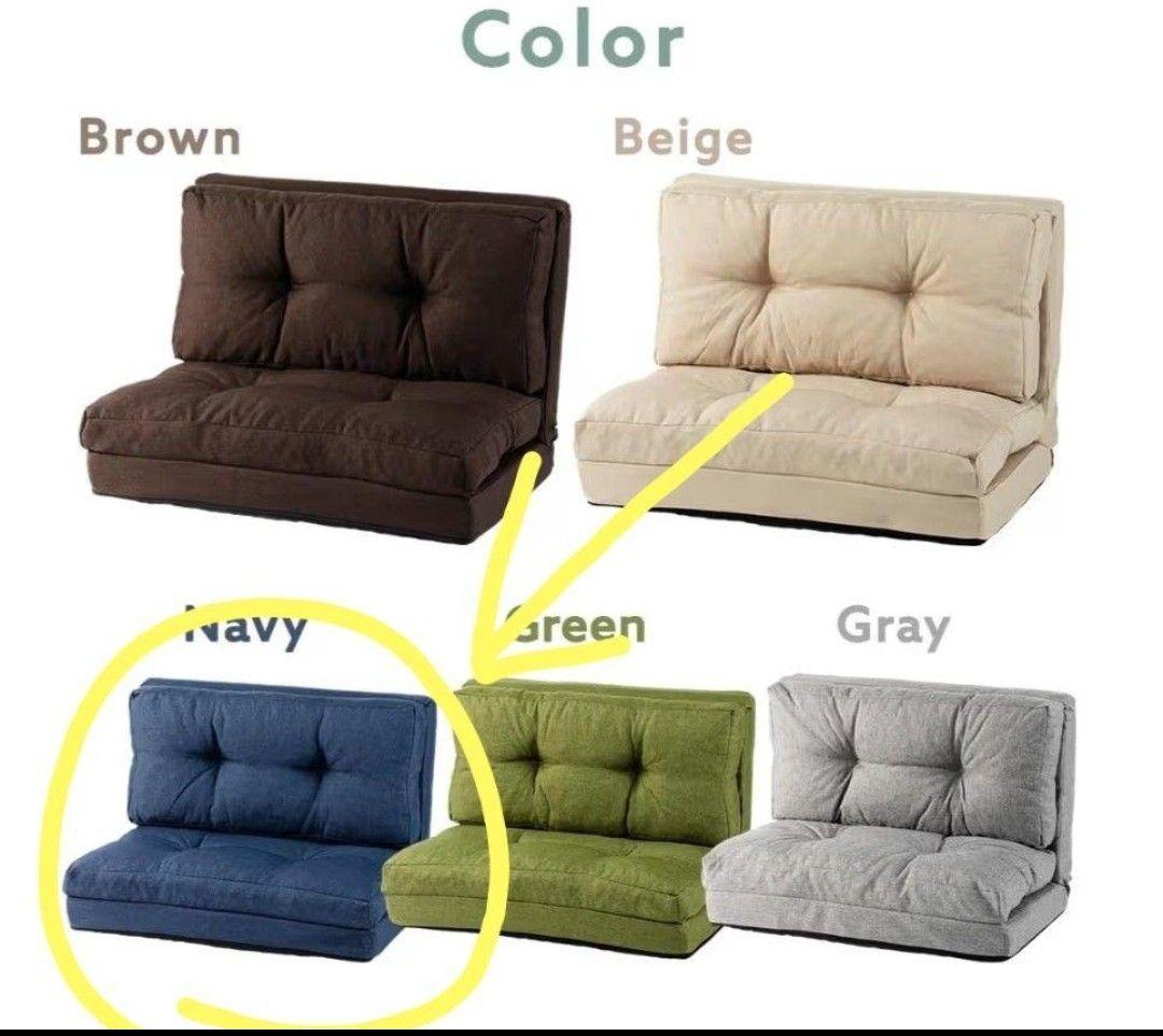 や*_様 1人掛けソファ　リクライニングソファ　幅90cm　人気ソファー　ネイビ