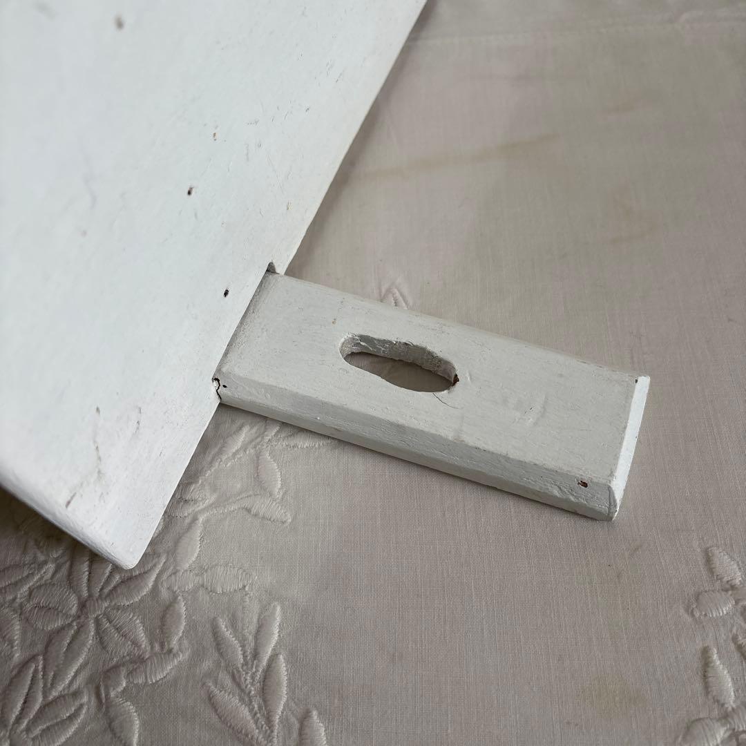 jam❣️フランスアンティーク☆木製フック付きシェルフ