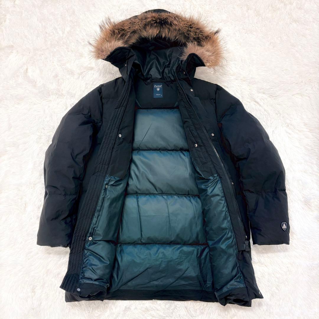 ORCIVALオーシバル ダウンコート ラクーンファー　サイズ4