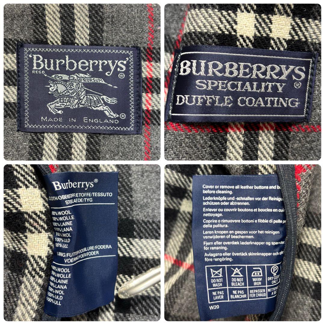 美品✨BURBERRYS バーバリーズ ダッフルコート ノバチェック グレー