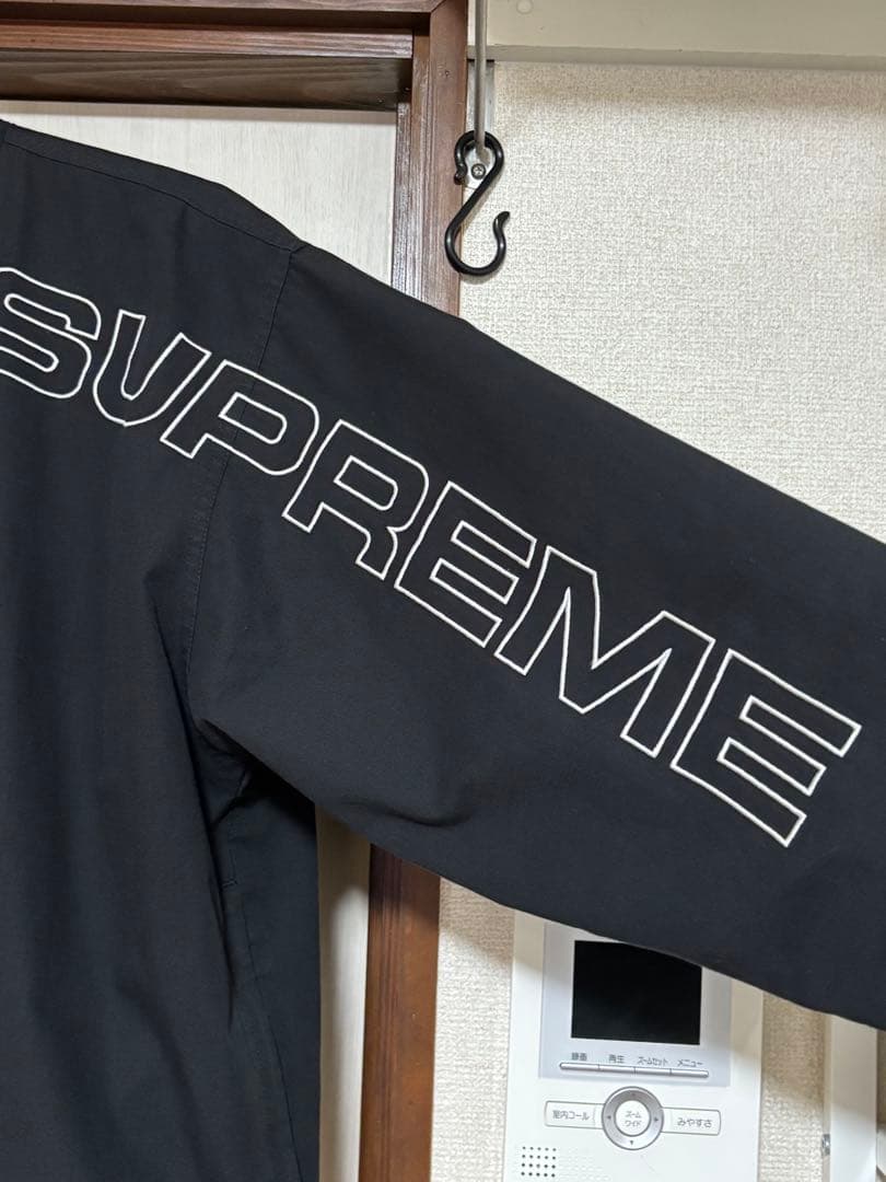 Supreme ブラック ナイロンジャケット　Sサイズ 2025fw
