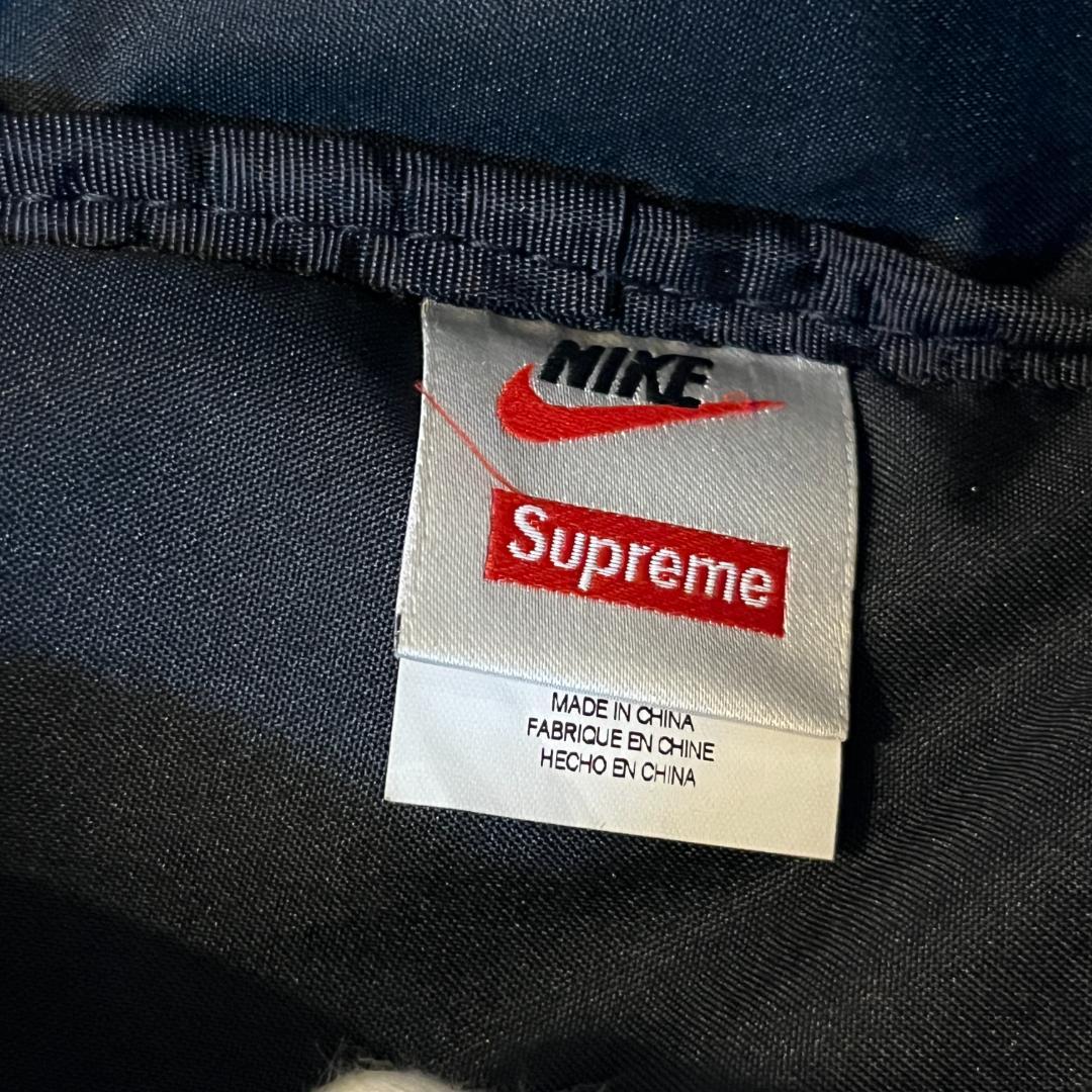 シュプリーム×ナイキ ウェストバッグ ショルダーバッグ ブラック シルバー