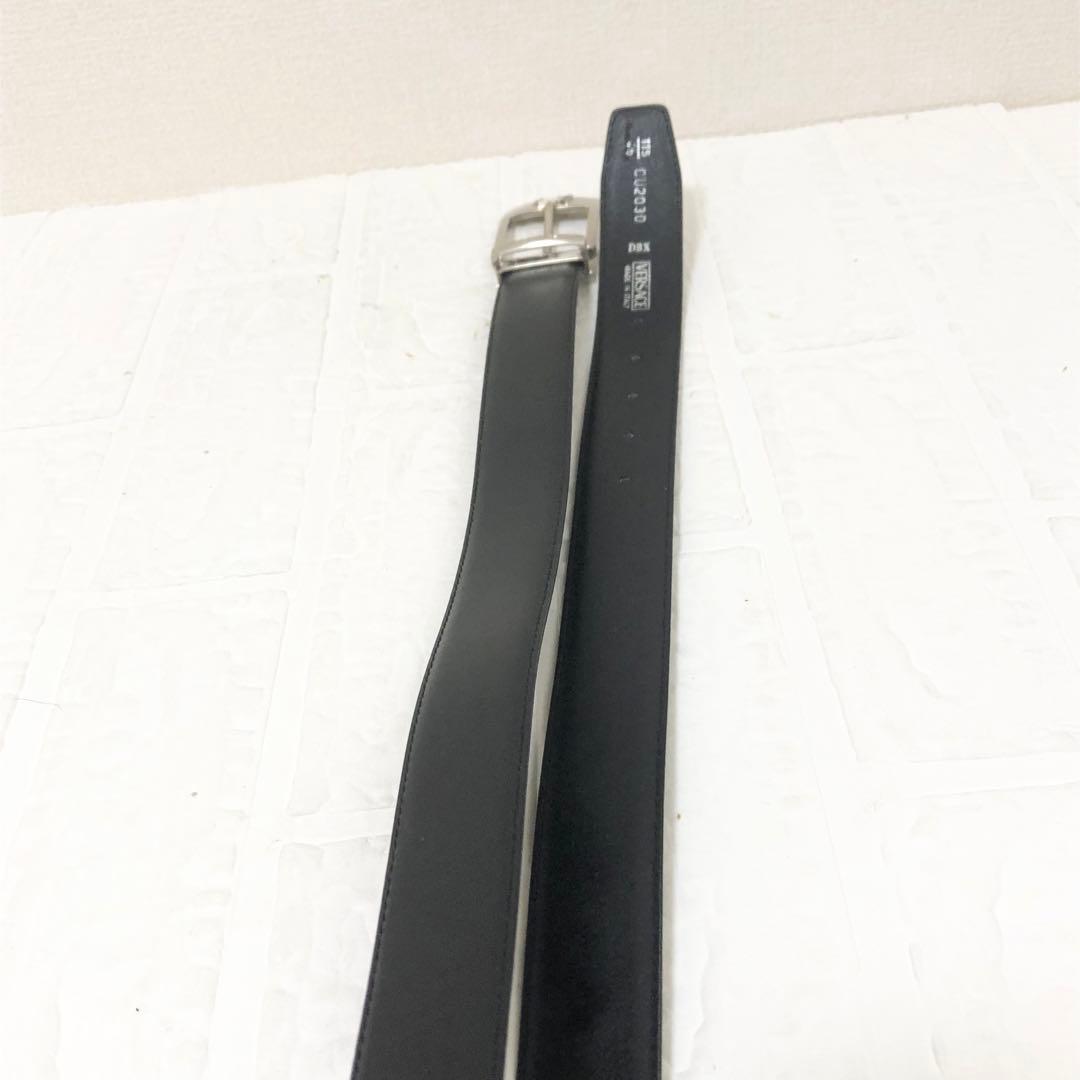 versace ヴェルサーチ　ベルト メンズ　ブラック