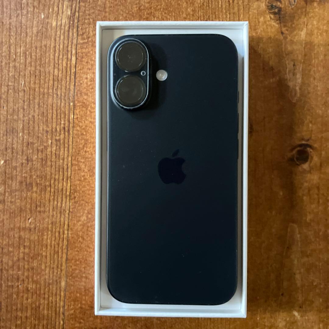 iPhone16 128gb ブラック Apple購入残債なし