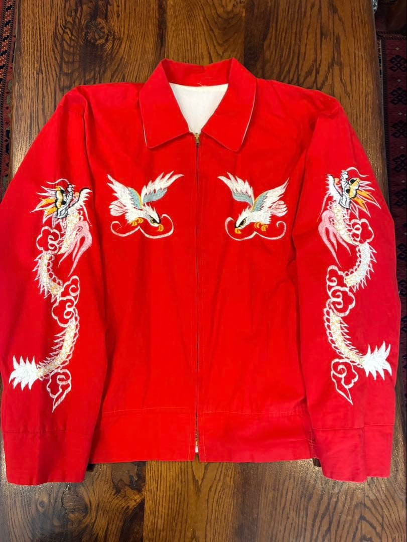 vintage スカジャン リバーシブル　スーベニアジャケット　60s