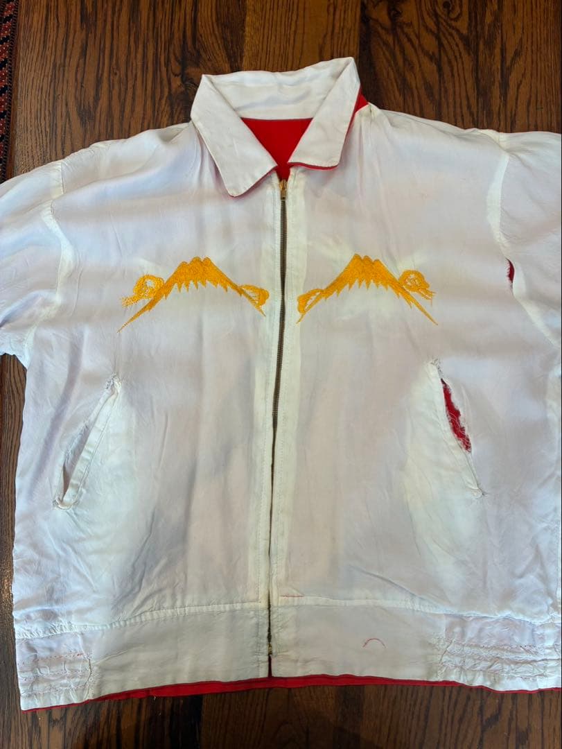 vintage スカジャン リバーシブル　スーベニアジャケット　60s