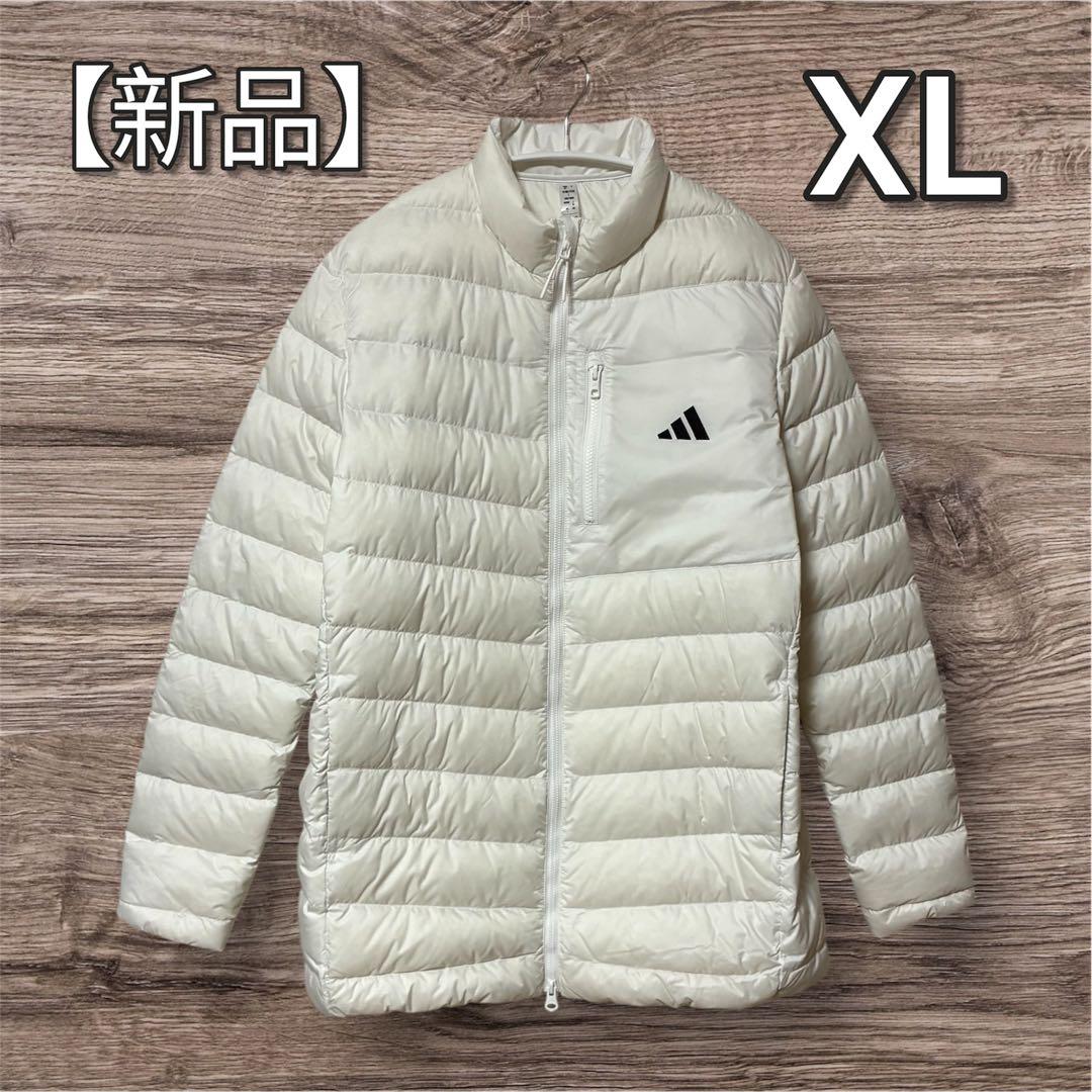 adidasゴルフ ダウンジャケット WIND.RDY 保温撥水 フルジップXL