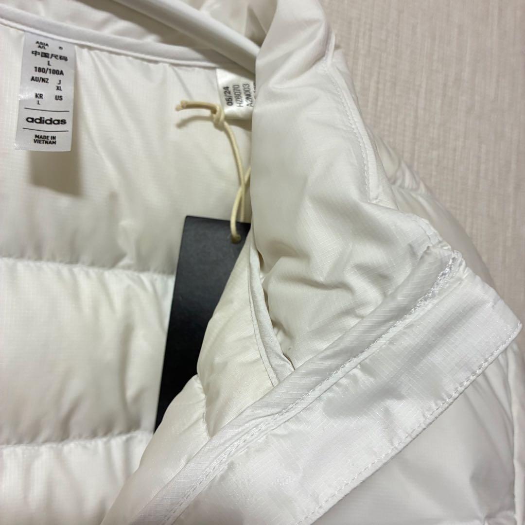 adidasゴルフ ダウンジャケット WIND.RDY 保温撥水 フルジップXL