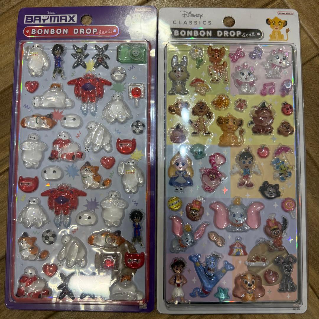 正規品 ディズニー ボンボンドロップシール 6枚セット