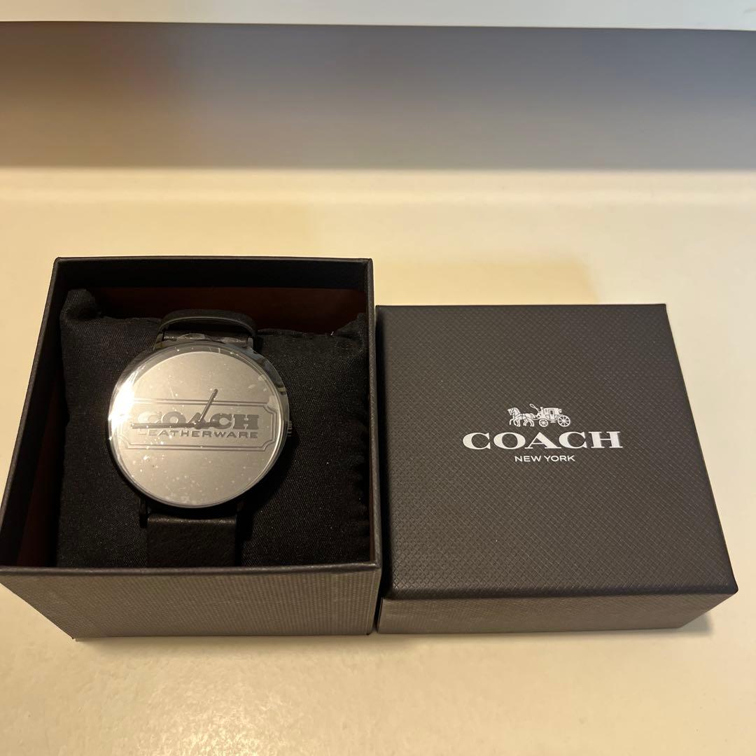 COACH/コーチ CHARLES ステンレススチール 腕時計 ブラック