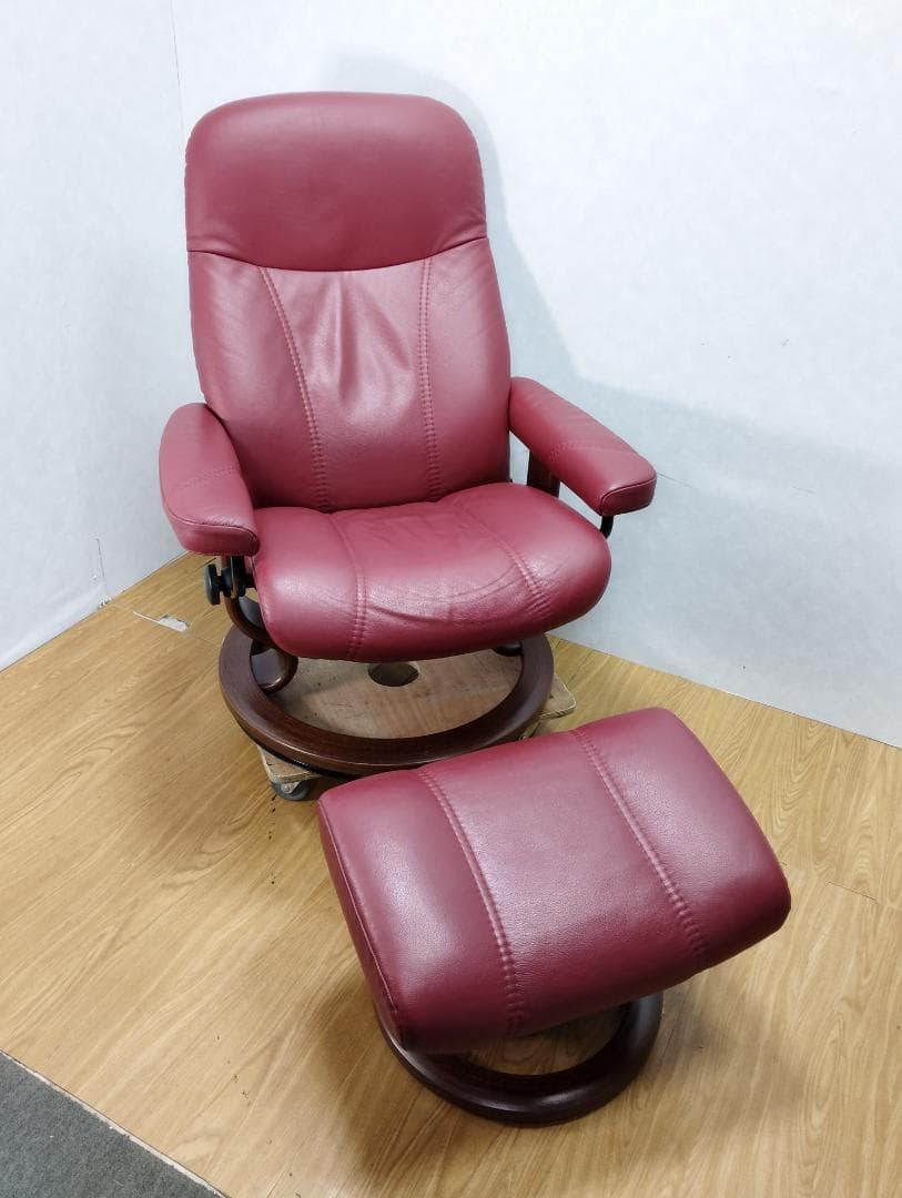 K♦♦149 エコーネス ストレスレスチェア コンサルM オットマンセット