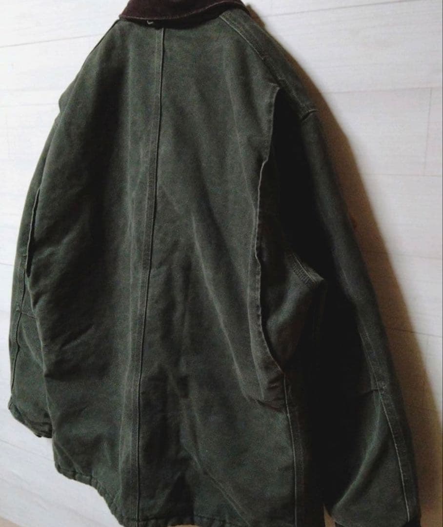 carhartt XL モスグリーン　トラディショナルジャケット