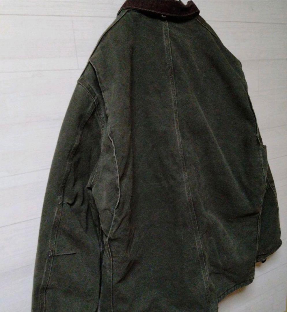 carhartt XL モスグリーン　トラディショナルジャケット