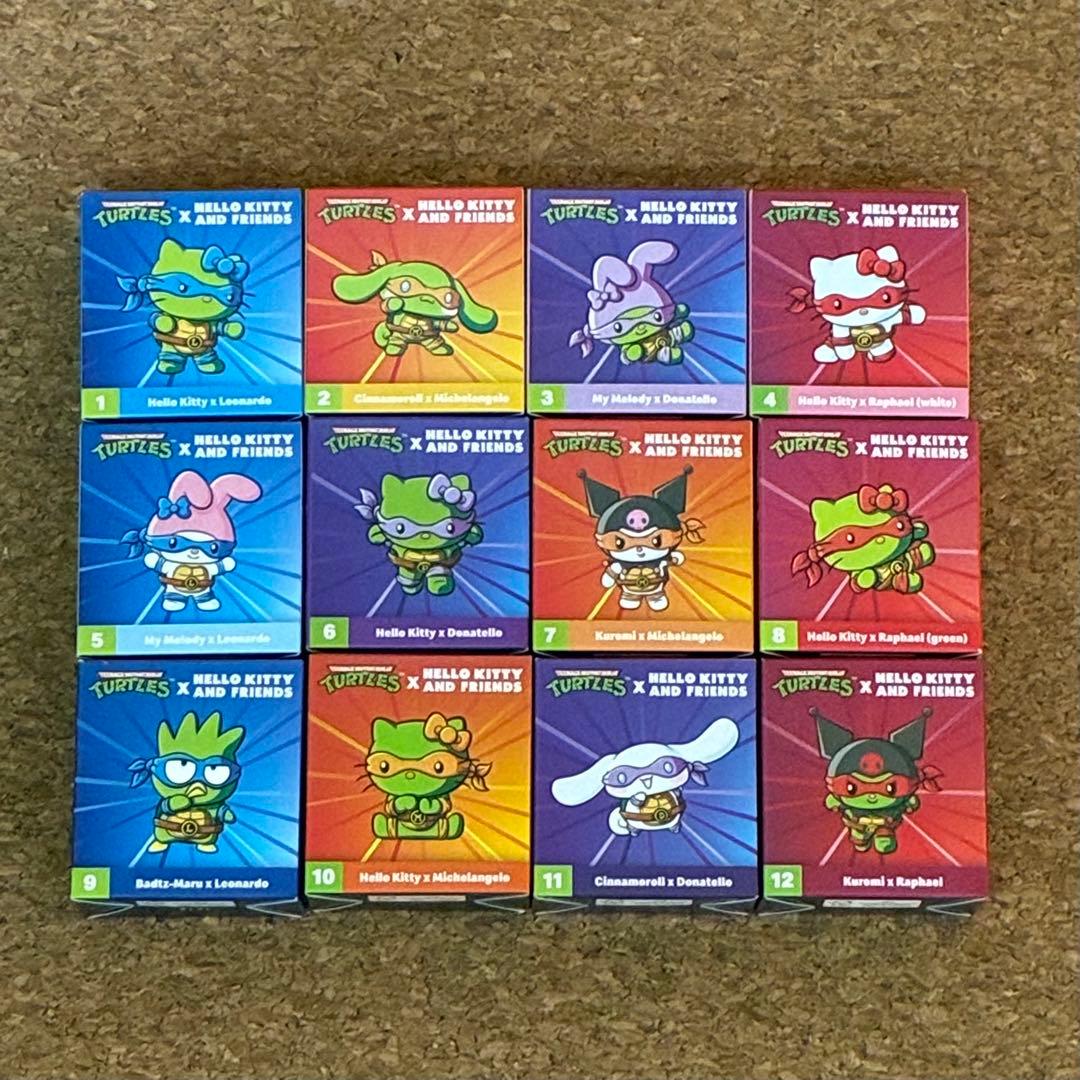 【新品未開封】　　全12種　マクドナルド　サンリオ × タートルズ