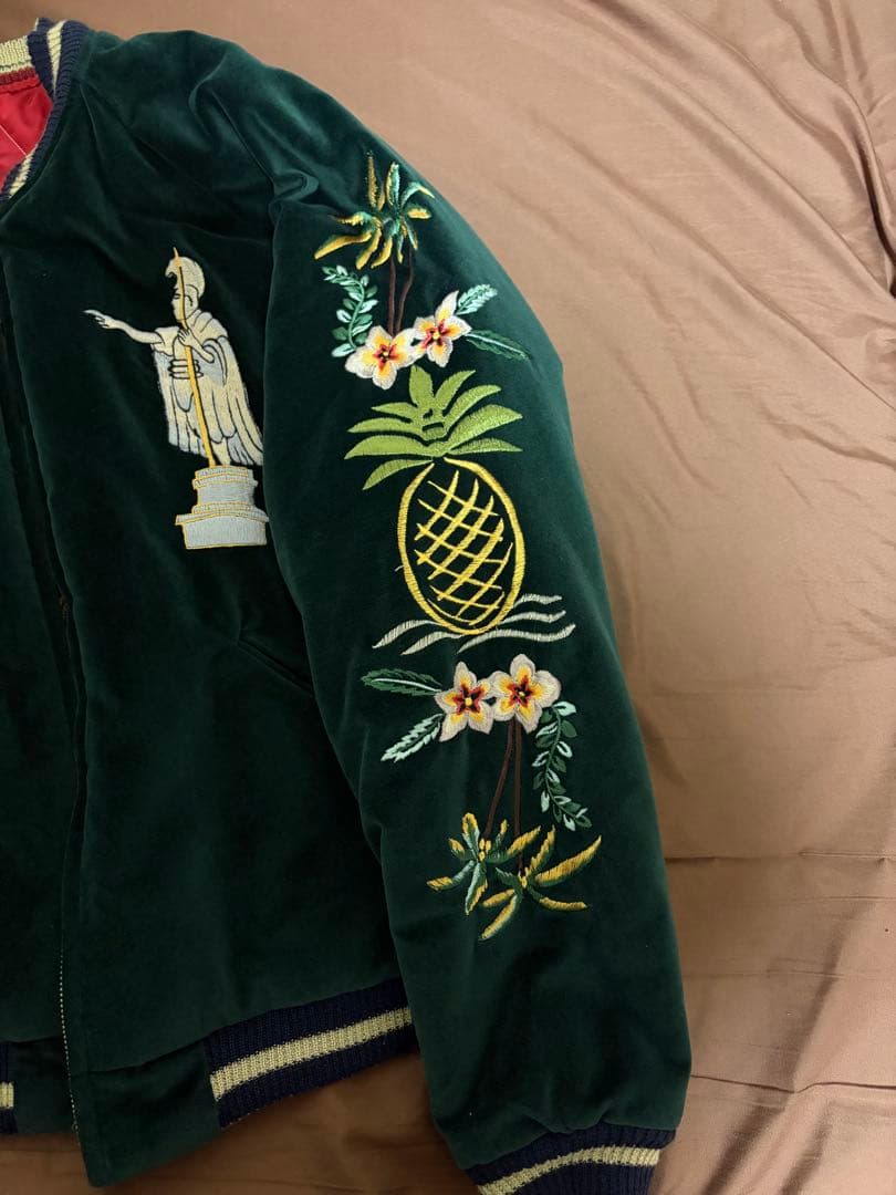 Aloha Hawaii ベルベット スカジャン