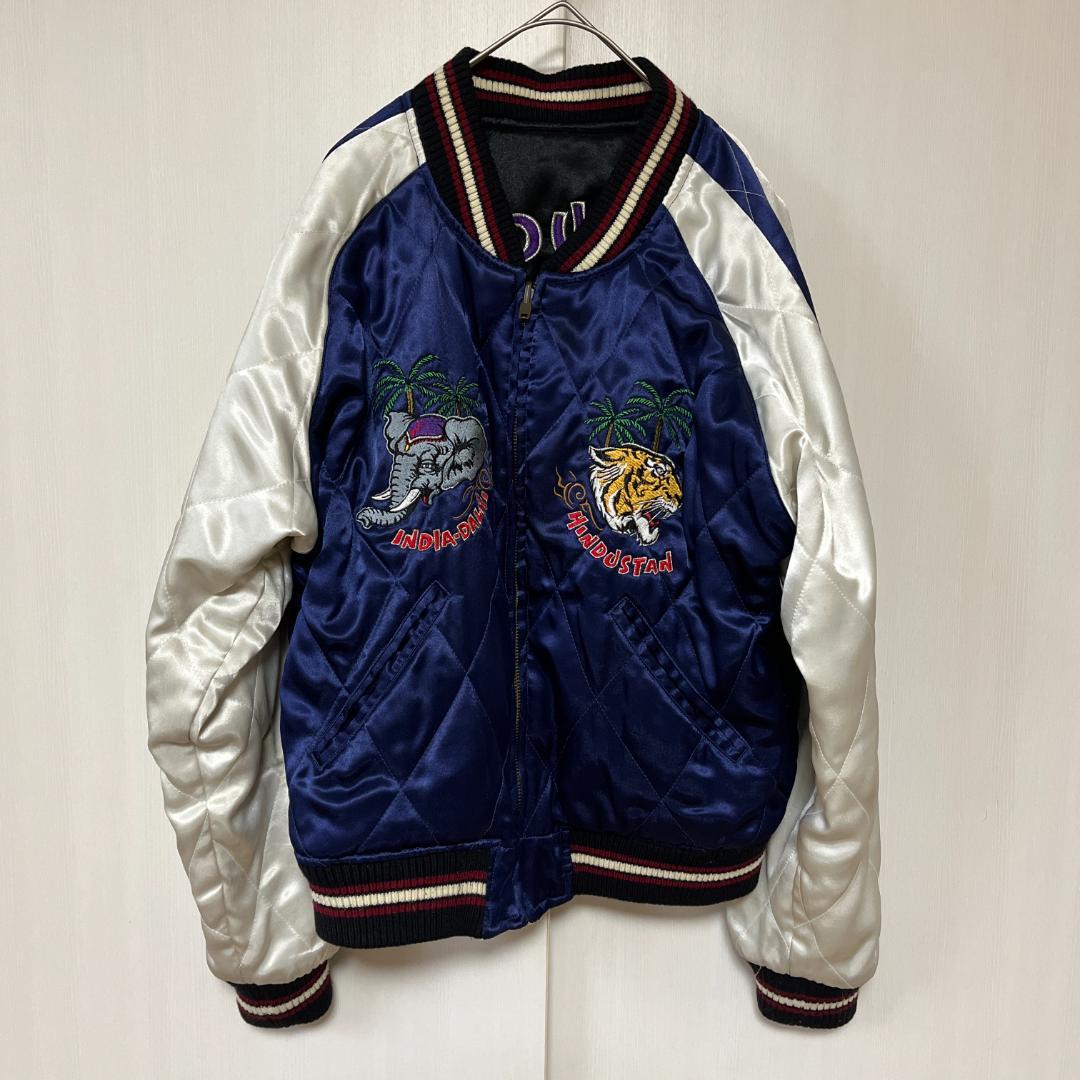 スカジャン　ヴィンテージ・バイ・ジョンブル　サテン