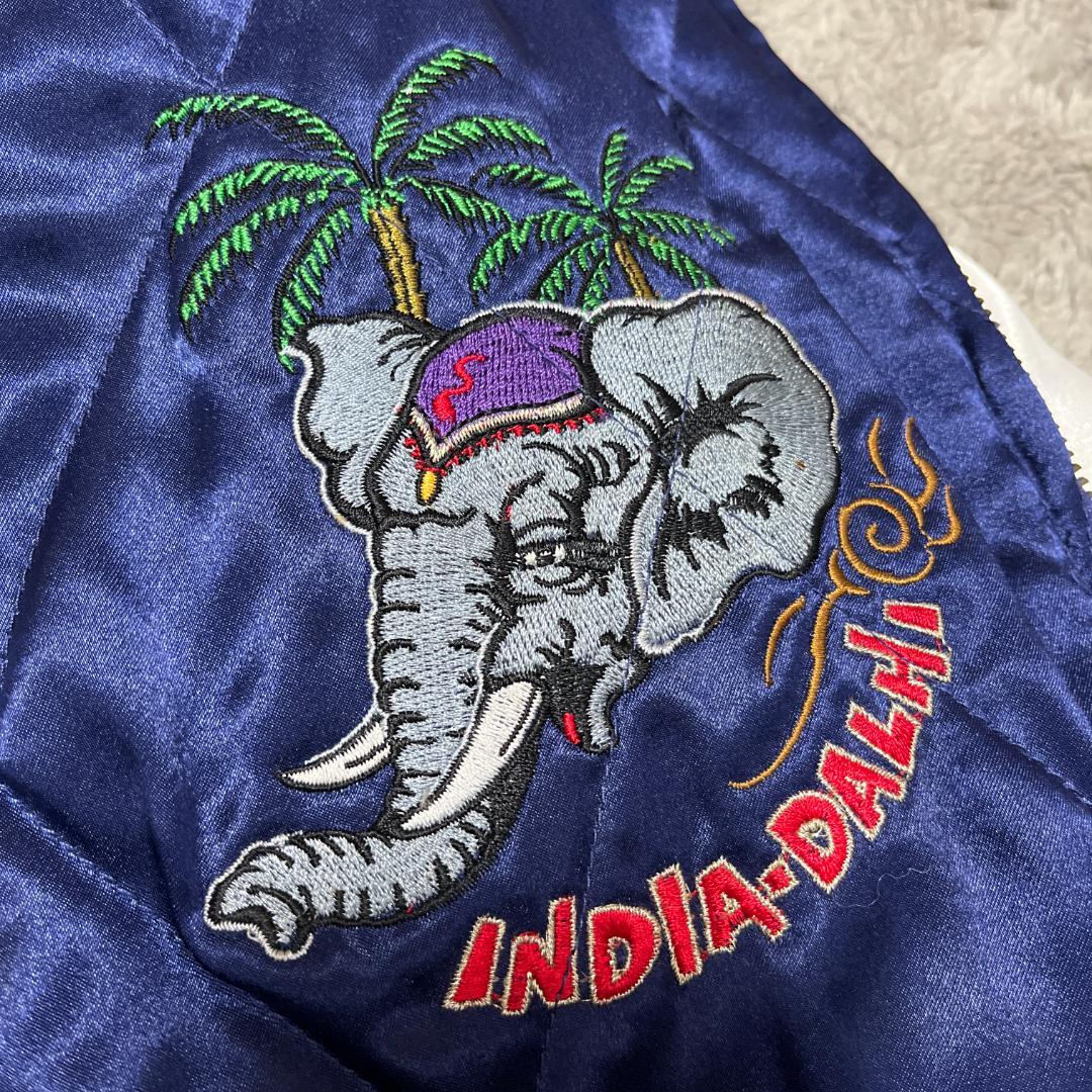 スカジャン　ヴィンテージ・バイ・ジョンブル　サテン