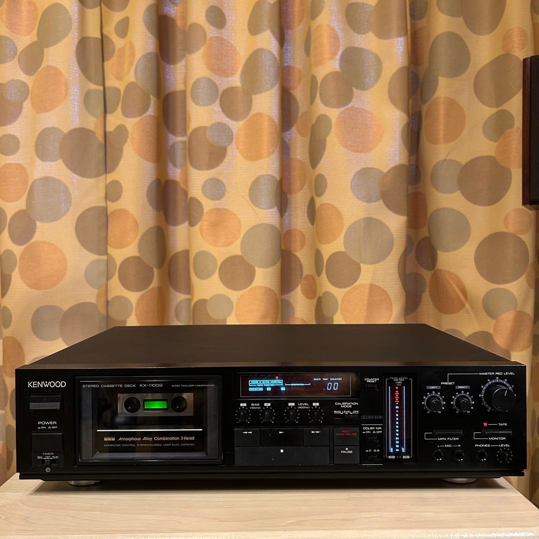 KENWOOD KX-1100G カセットデッキ　※要詳細確認