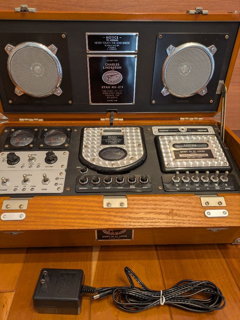 CDラジカセ SPIRIT OF ST.LOUIS オーディオ
