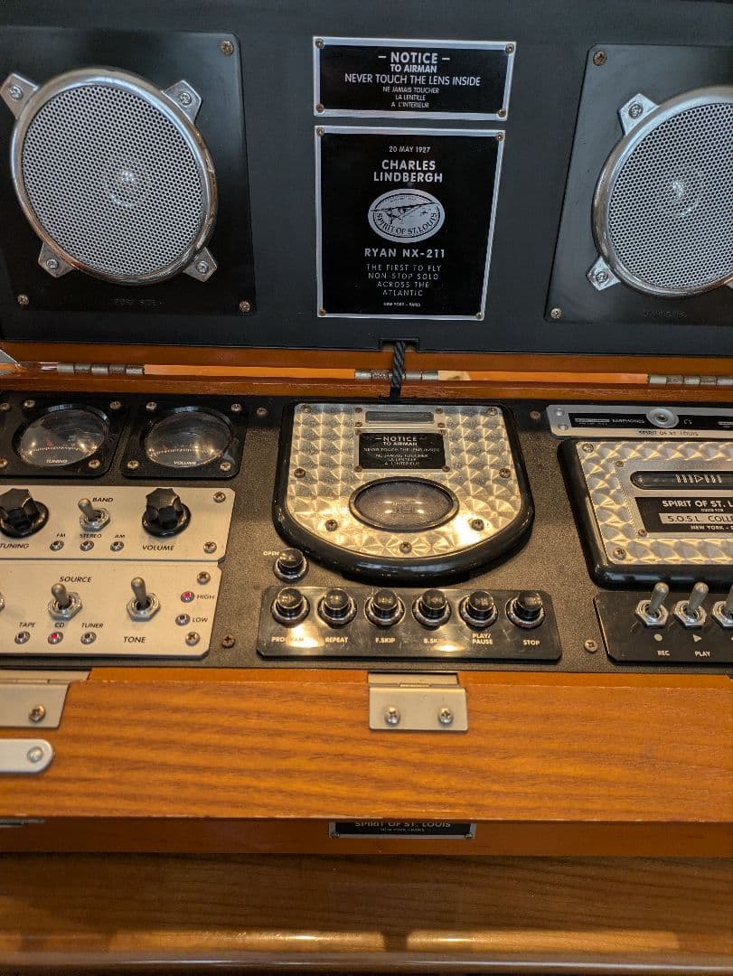 CDラジカセ SPIRIT OF ST.LOUIS オーディオ