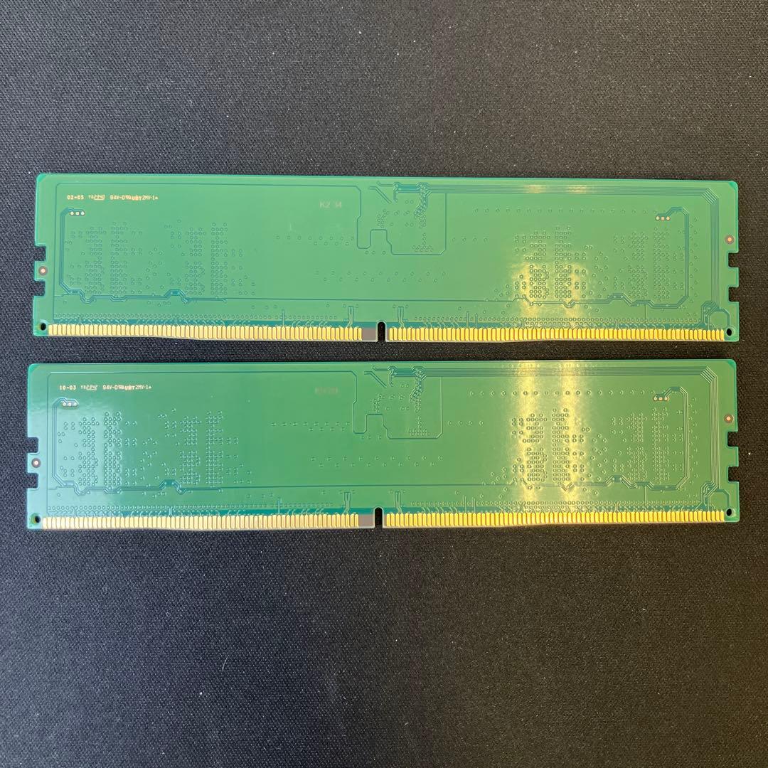 Samsung メモリ 16GB （8GB 2枚）DDR5 PC5-4800