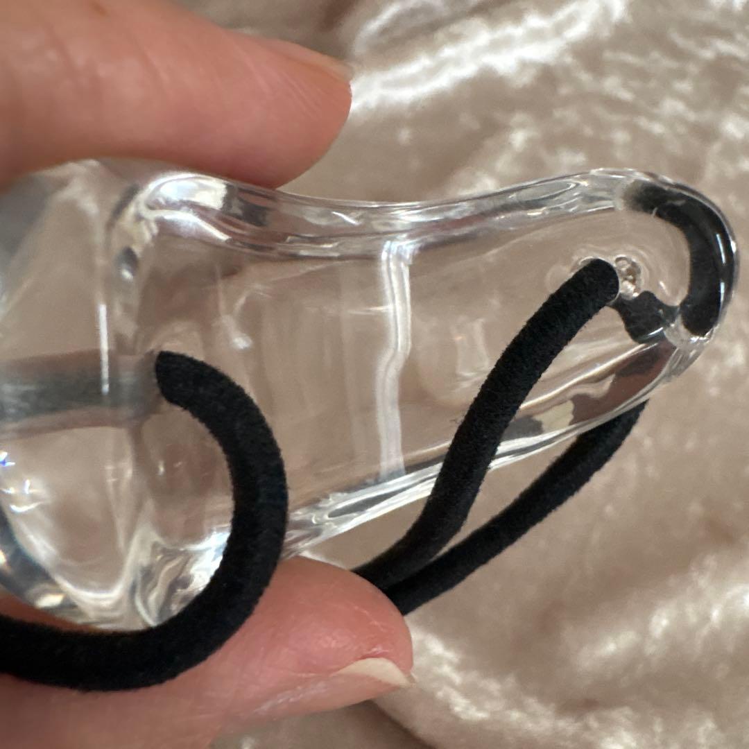 コレットマルーフ クリアアクリル ヘアゴム