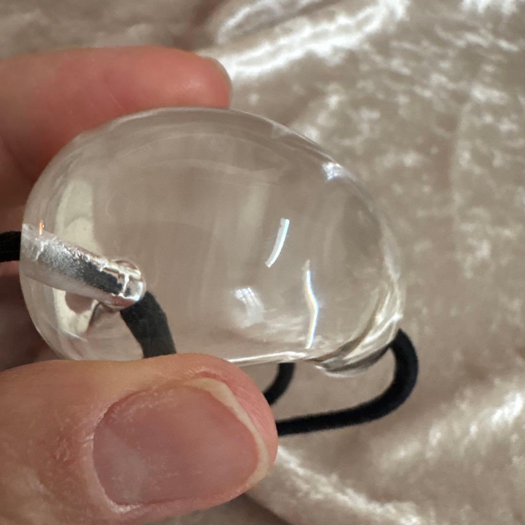 コレットマルーフ クリアアクリル ヘアゴム