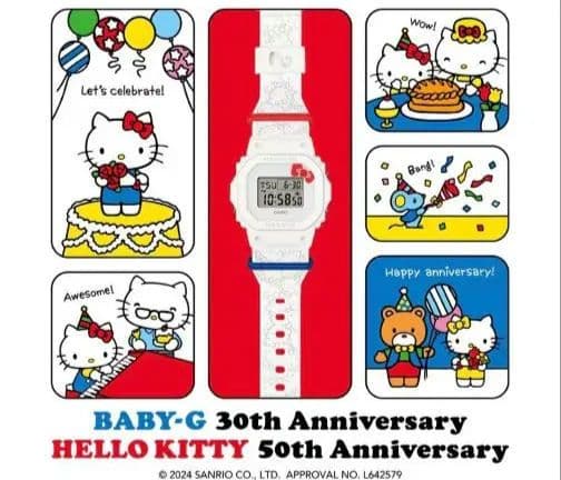 Baby-G ベイビージー BGD-565KT-7 HELLO KITTY 50