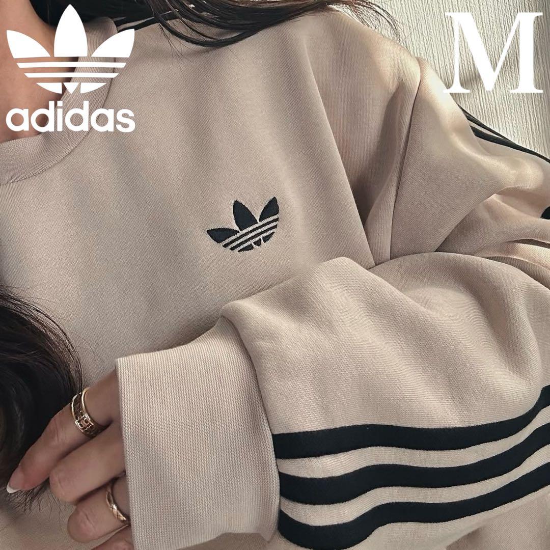 海外限定M⭐️adidas オーバーサイズ クルーネック スウェット michi