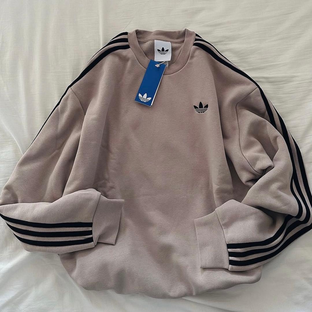 海外限定M⭐️adidas オーバーサイズ クルーネック スウェット michi