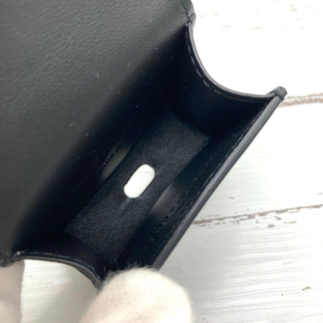 最終価格❣️極美品McQueenマックイーンAirPodsイヤホンケースレザーロゴ