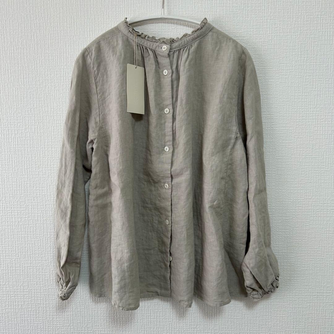 nestrobe リネンフリルブラウス シャツ 新品未使用