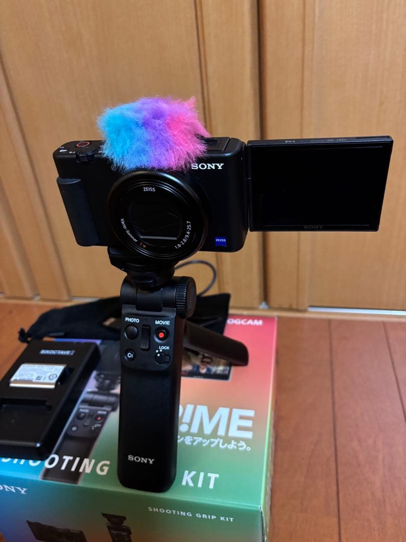 SONY VLOGCAM ZV-1 シューティンググリップキット（動作確認済）