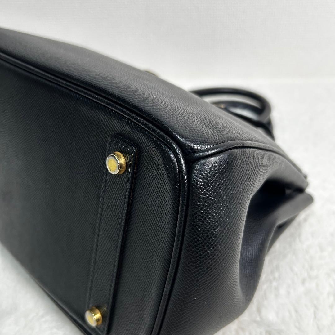 美品✨　EPONINE MILANO　ベルトデザイン　ハンドバッグ　Sサイズ