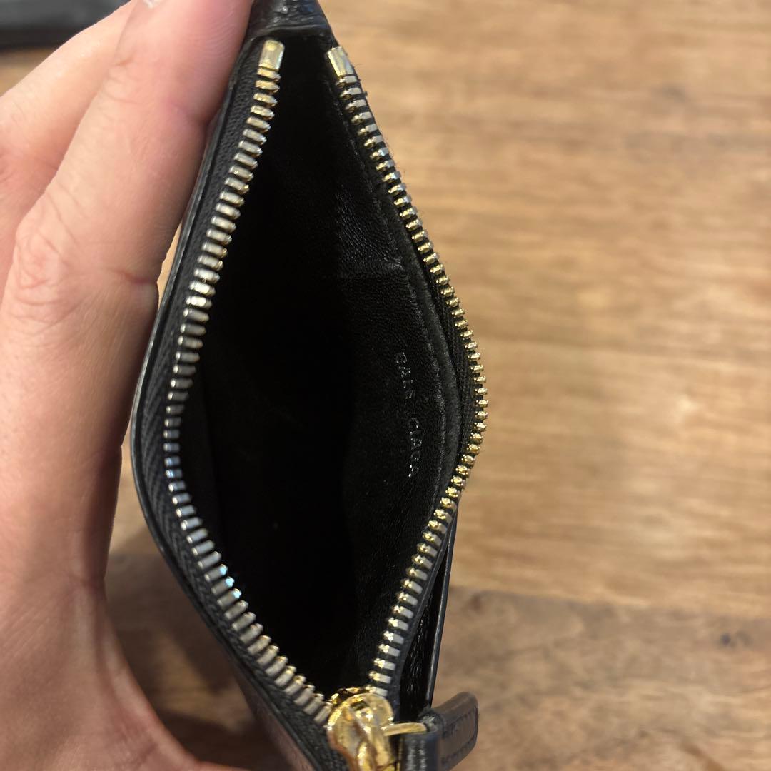 BALENCIAGA 黒 レザー ケース