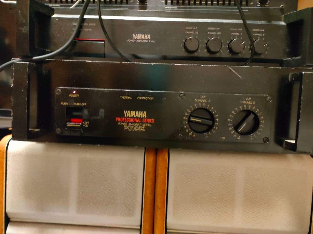 YAMAHA ヤマハ PAパワーアンプ PC-1002 レア！中古現状品！