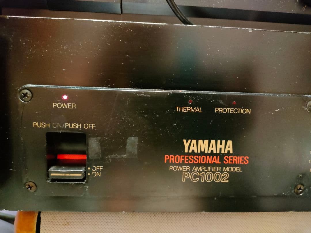 YAMAHA ヤマハ PAパワーアンプ PC-1002 レア！中古現状品！