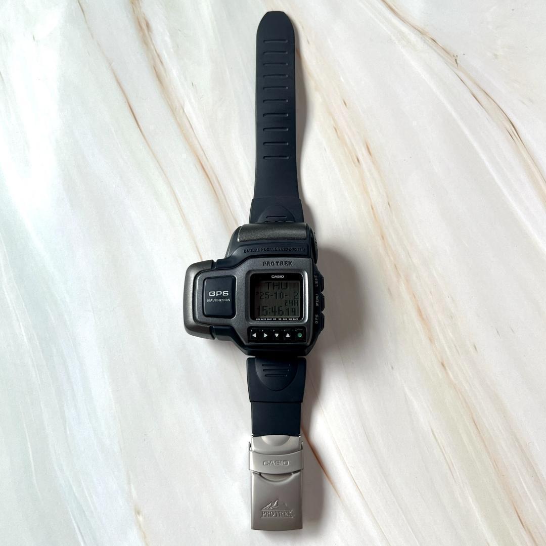 美品☆CASIO カシオ プロトレック サテライトナビ PRT-1GPJ GPS