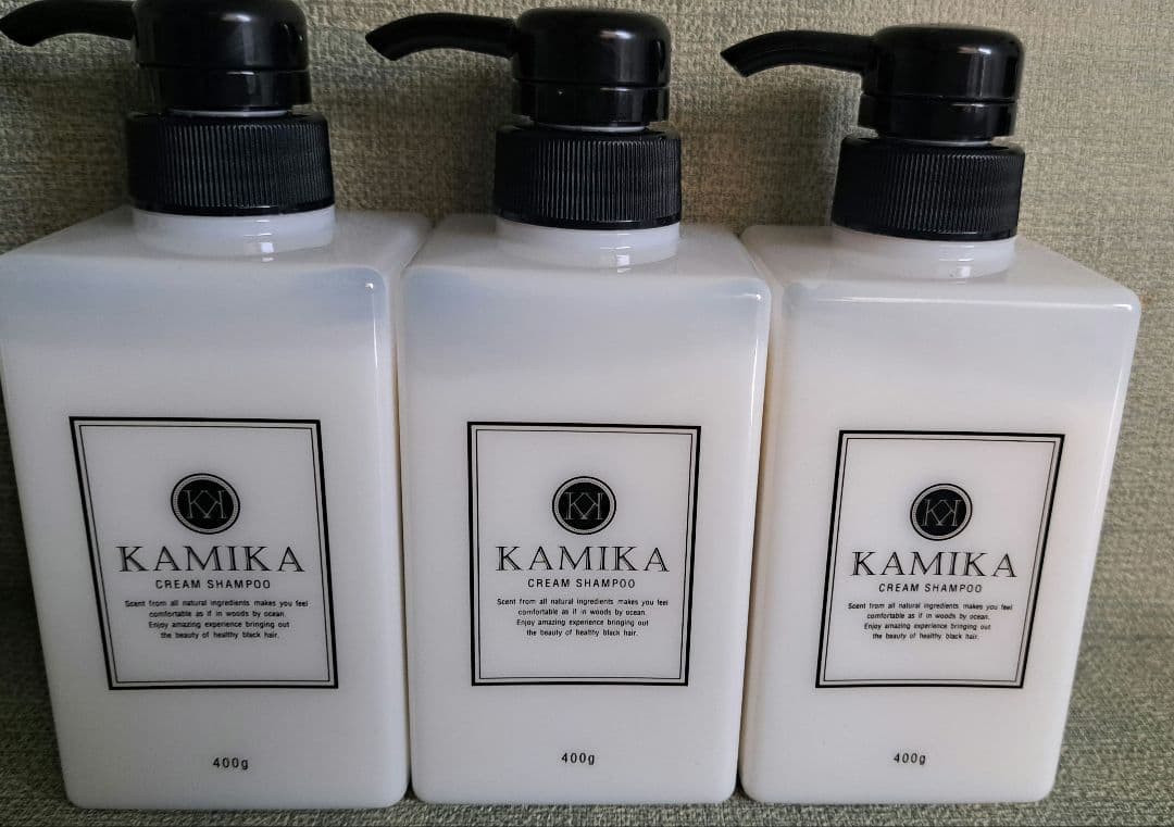 【新品未使用】KAMIKA クリームシャンプー 400g 3本セット