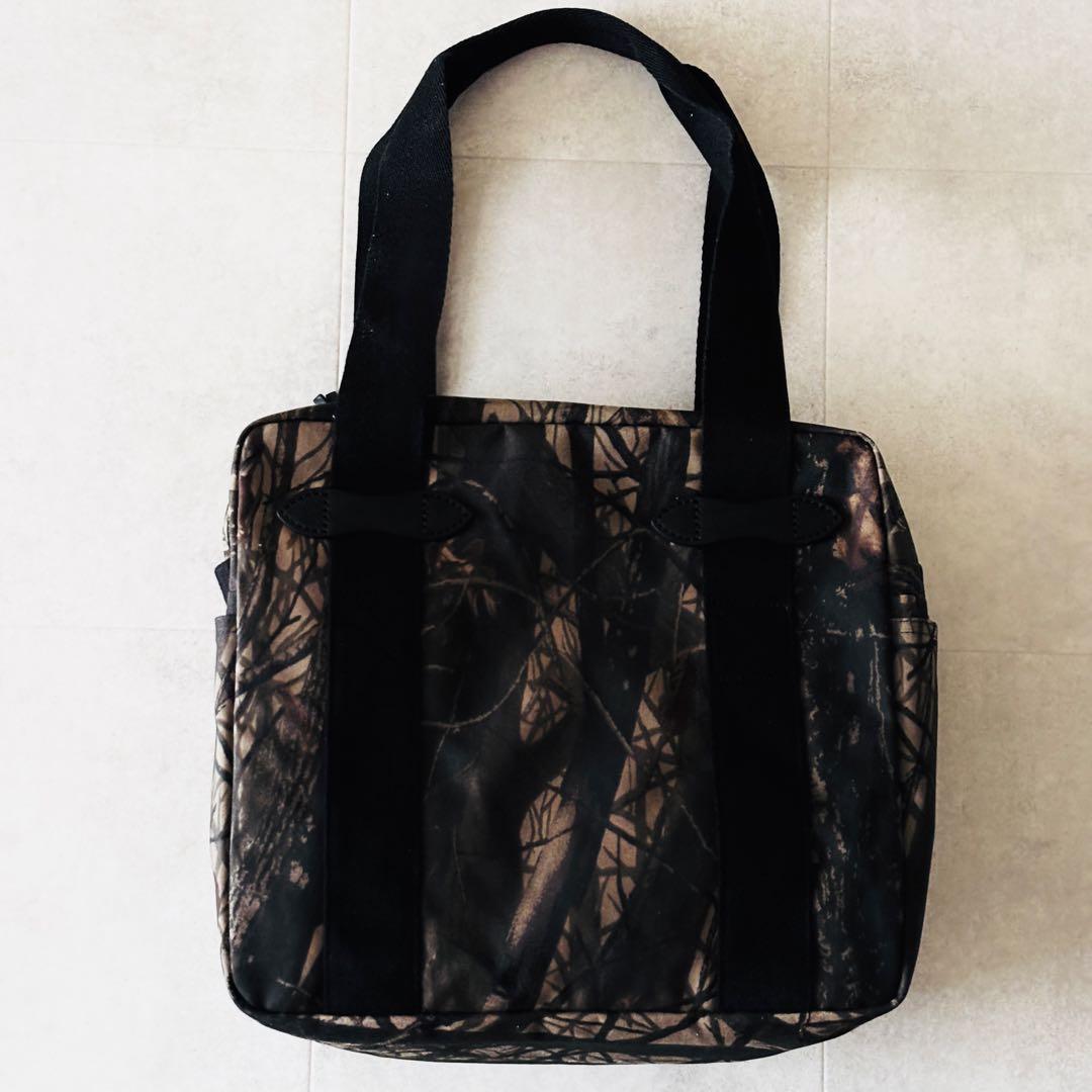 新品未使用タグ付 フィルソン ジッパートートバッグ ウッドカモ 肩掛け A4収納