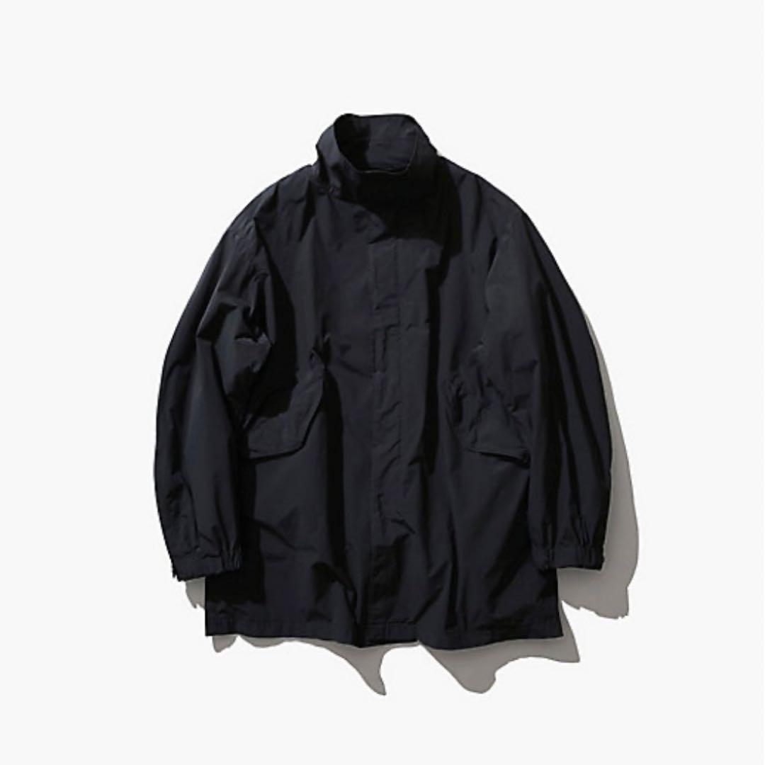 美品✨エイトン　2024　AIR WEATHER　ショートモッズコート　ブラック