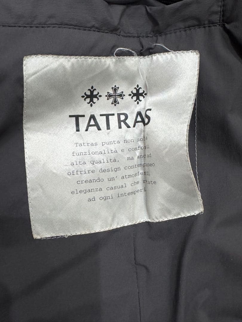 【最終値下げ】TATRAS グレー ダウンジャケット【レディース】　ベルト付き